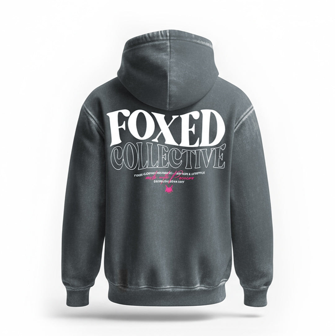 FOXED® COLLECTIVE UNISEX HOODIE STONEWASH MEN