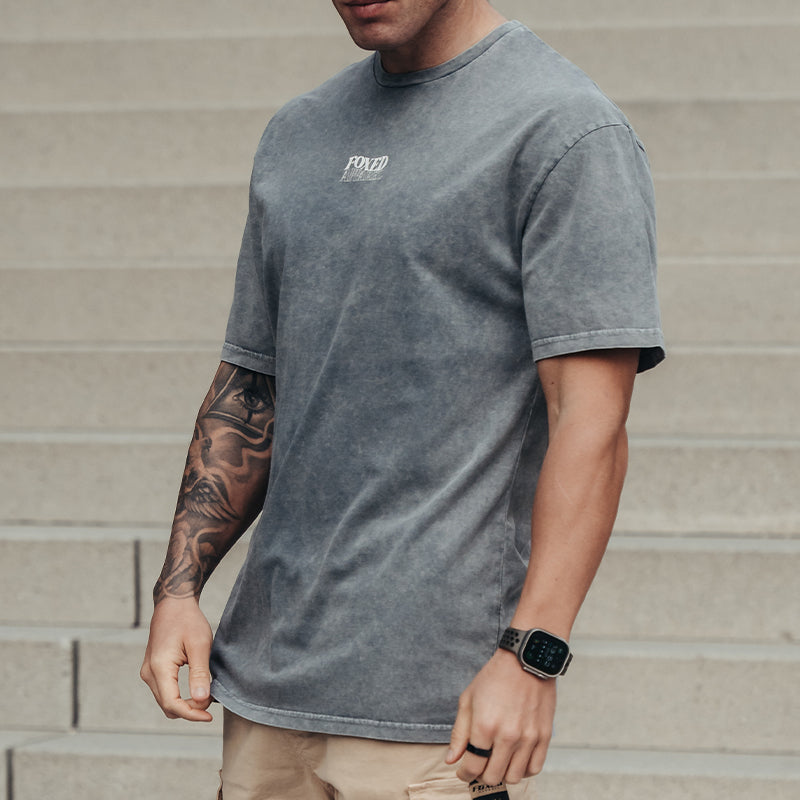 FOXED® COLLECTIVE OVERSIZE SHIRT STONEWASH