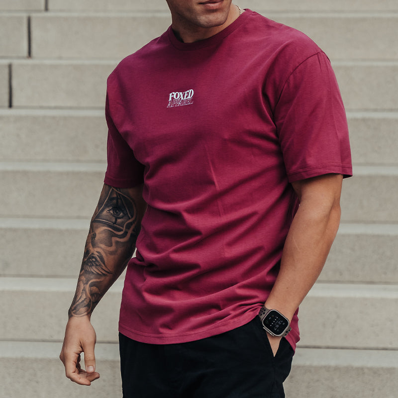 FOXED® COLLECTIVE OVERSIZE SHIRT GRAPE