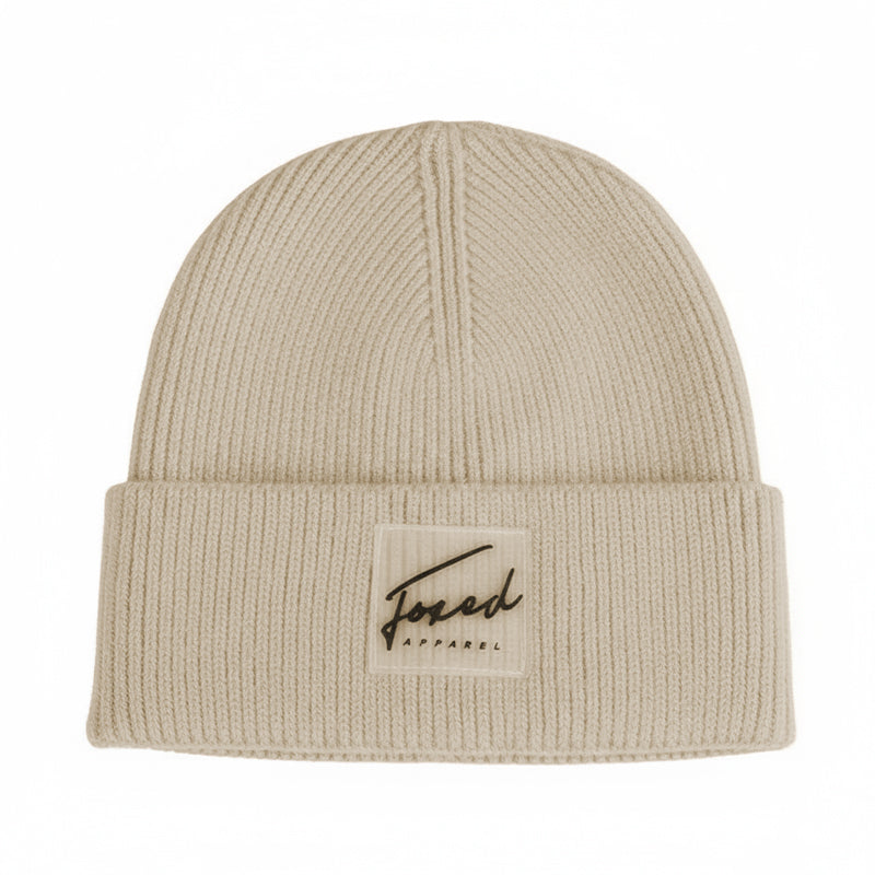 FOXED® SIGNATURE BEANIE SOFT BEIGE