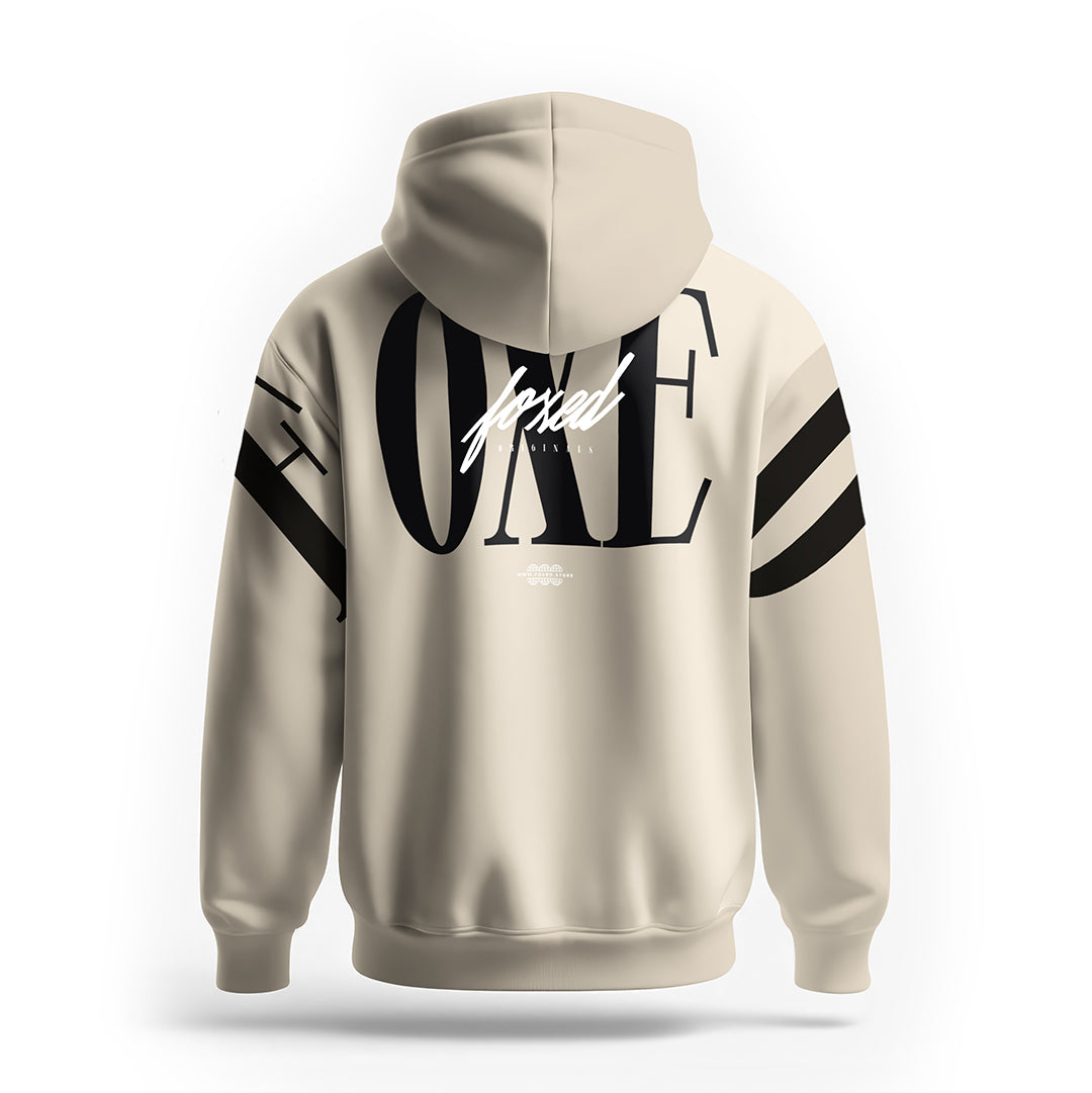 FOXED® URBAN UNISEX HOODIE MACADAMIA