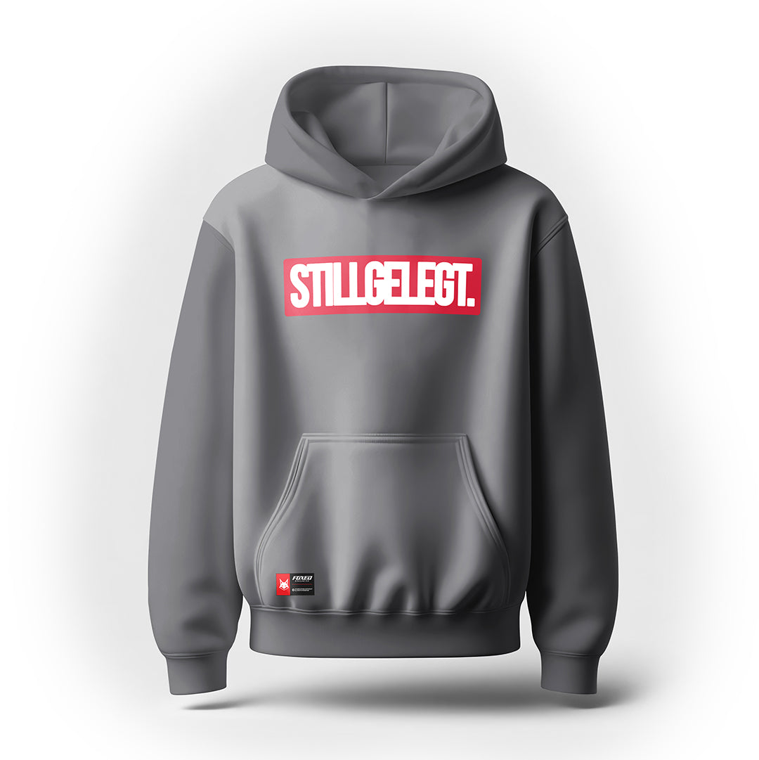 FOXED® STILLGELEGT UNISEX HOODIE GREY