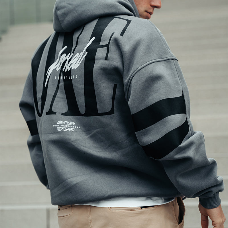 FOXED® URBAN UNISEX HOODIE GREY