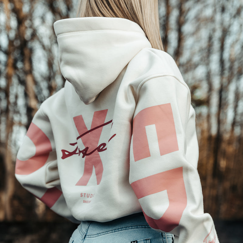 FOXED® STATEMENT HOODIE BAMBOO MILK ROSE