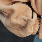 FOXED® STUDIOSTATE FLEECE CROPPED JACKET BEIGE