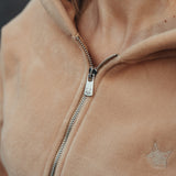 FOXED® STUDIOSTATE FLEECE CROPPED JACKET BEIGE