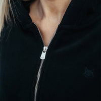 FOXED® STUDIOSTATE FLEECE CROPPED JACKET SCHWARZ