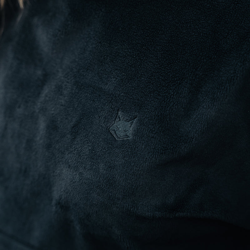 FOXED® STUDIOSTATE FLEECE CROPPED JACKET SCHWARZ