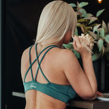 FOXED® MIA CROSSED BRA LUXE GREEN