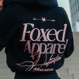 FOXED® DEDICATION CROPPED ZIPPER BLACK/ROSE