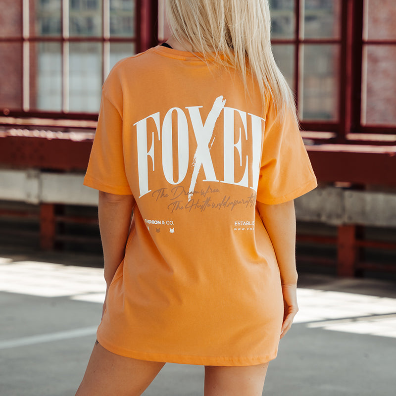 FOXED® "HUSTLE" UNISEX SHIRT TROPICAL PAPAYA