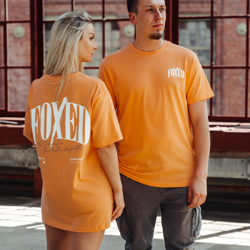 FOXED® "HUSTLE" UNISEX SHIRT TROPICAL PAPAYA