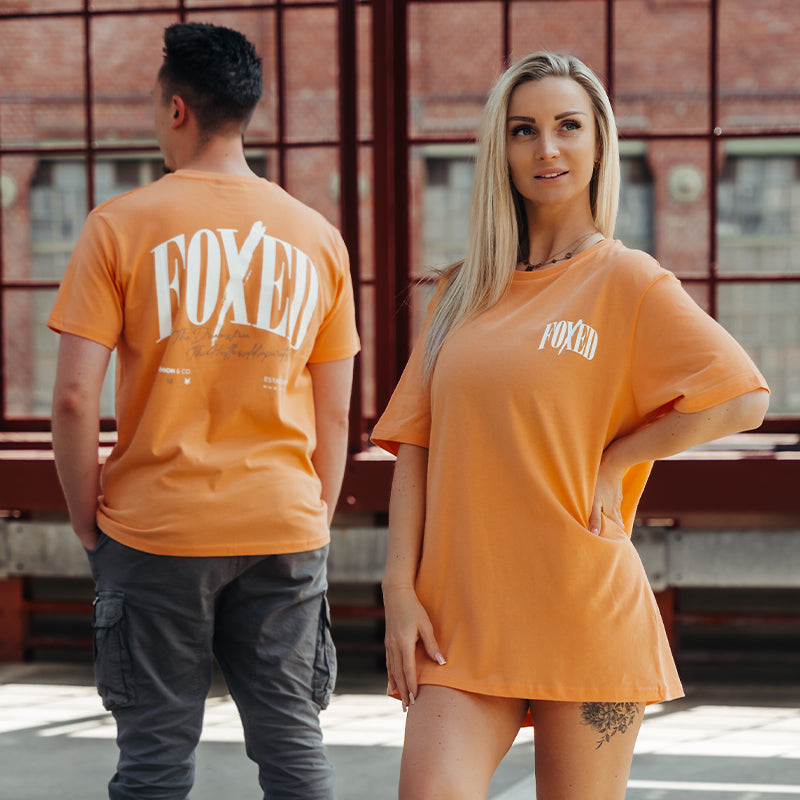 FOXED® "HUSTLE" UNISEX SHIRT TROPICAL PAPAYA