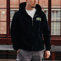 FOXED® "HUSTLE" UNISEX ZIP HOODIE MIDNIGHT OASIS