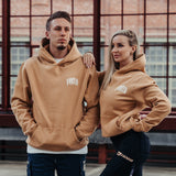FOXED® "HUSTLE" UNISEX HOODIE CARAMEL