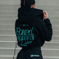 FOXED® DEDICATION CROPPED ZIPPER BLACK/MINT