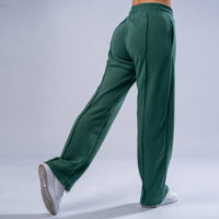 FOXED® "MIA" WIDE LEG CASUAL PANT LUXE GREEN