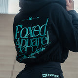 FOXED® DEDICATION CROPPED ZIPPER BLACK/MINT