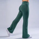 FOXED® MIA FLARED LEGGINGS LUXE GREEN