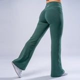 FOXED® MIA FLARED LEGGINGS LUXE GREEN