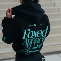 FOXED® DEDICATION CROPPED ZIPPER BLACK/MINT