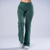 FOXED® MIA FLARED LEGGINGS LUXE GREEN
