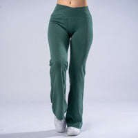 FOXED® MIA FLARED LEGGINGS LUXE GREEN