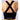 FOXED® CROSS BACK SEAMLESS SPORTS BRA BLACK
