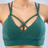 FOXED® MIA CROSSED BRA LUXE GREEN