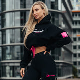 FOXED® RAZZLE DAZZLE CROPPED WOMEN HOODIE