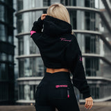 FOXED® RAZZLE DAZZLE CROPPED WOMEN HOODIE