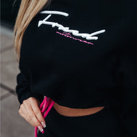 FOXED® RAZZLE DAZZLE CROPPED WOMEN HOODIE