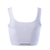 FOXED® OPHELIA RIBBED SEAMLESS TANK TOP WHITE