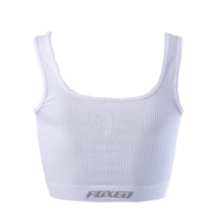 FOXED® OPHELIA RIBBED SEAMLESS TANK TOP WHITE
