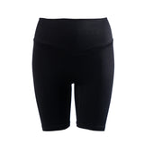 FOXED® OPHELIA RIBBED SEAMLESS SHORTS BLACK