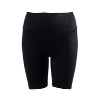 FOXED® OPHELIA RIBBED SEAMLESS SHORTS BLACK