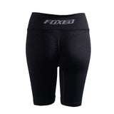 FOXED® OPHELIA RIBBED SEAMLESS SHORTS BLACK