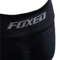 FOXED® OPHELIA RIBBED SEAMLESS SHORTS BLACK