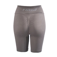 FOXED® OPHELIA RIBBED SEAMLESS SHORTS DARK TAUPE