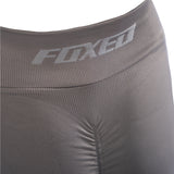 FOXED® OPHELIA RIBBED SEAMLESS SHORTS DARK TAUPE