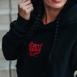 FOXED® DEDICATION PREMIUM HOODIE BLACK/RED WMN