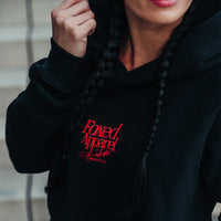 FOXED® DEDICATION PREMIUM HOODIE BLACK/RED WMN