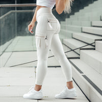 FOXED® CARGO 3-POCKET LEGGINGS COCONUT