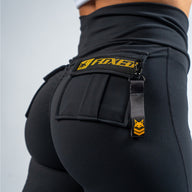 FOXED® CARGO 3-POCKET LEGGINGS GOLD GLITTER