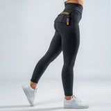 FOXED® CARGO 3-POCKET LEGGINGS GOLD GLITTER