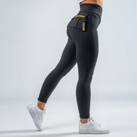 FOXED® CARGO 3-POCKET LEGGINGS GOLD GLITTER