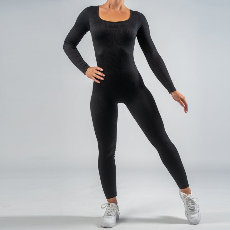 FOXED® RIFFLE SEAMLESS LONGSLEEVE JUMPSUIT (SHAPE)