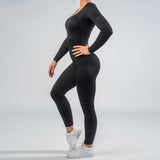 FOXED® RIFFLE SEAMLESS LONGSLEEVE JUMPSUIT (SHAPE)