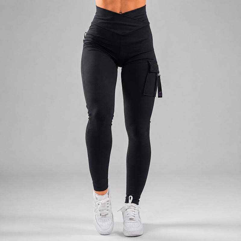 FOXED® CARGO LEGGINGS 3-POCKET ZERO PURPLE