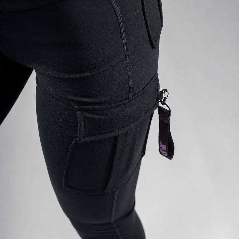 FOXED® CARGO LEGGINGS 3-POCKET ZERO PURPLE